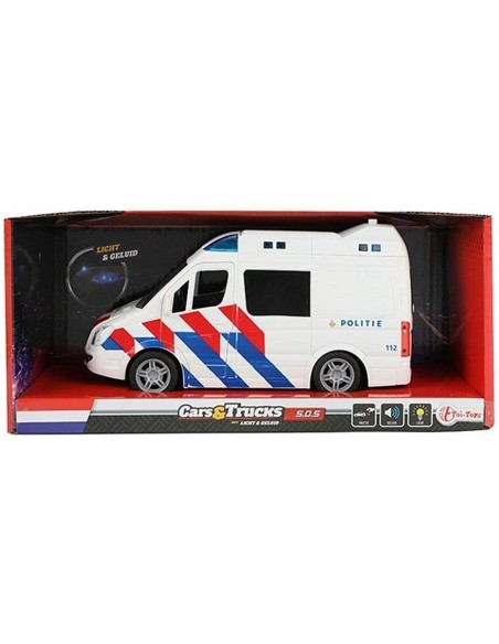 Friction Police Truck with Lights and Sounds TOT23415B Futurart | Futurartshop.com
