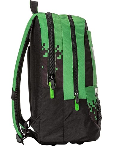 Trolley staccabile pixels minecraft con zaino organizzato PAN68341 Panini | Futurartshop.com