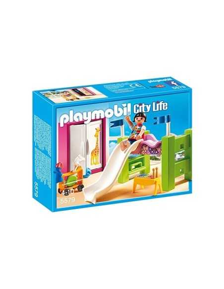 Small bedroom with bunk bed slide PLA5579 Playmobil | Futurartshop.com