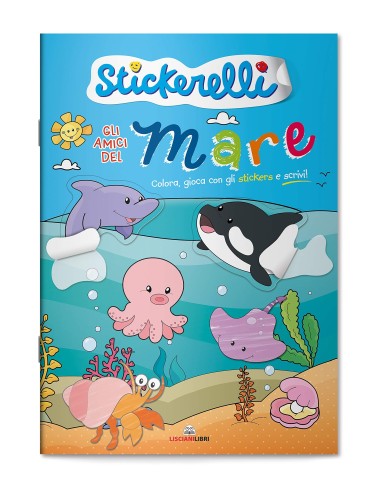 Album stickerelli Gli amici del mare LIS11788 Lisciani | Futurartshop.com
