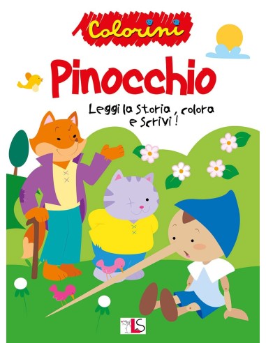 Album i colorini pinocchio LIS48041 Lisciani | Futurartshop.com
