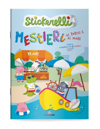 Album stickerelli crafts at the park and the sea LIS10785 Lisciani | Futurartshop.com