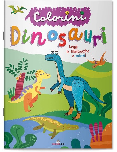 Album i colorini dinosauri LIS11948 Lisciani | Futurartshop.com
