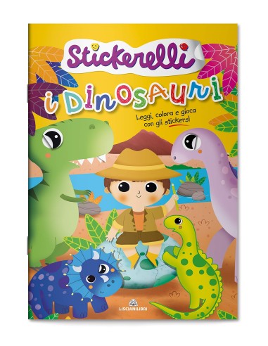 Album stickerelli dinosauri LIS11740 Lisciani | Futurartshop.com