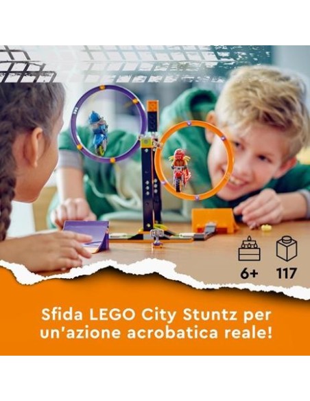Lego city 60360 sfida acrobatica anelli rotanti LEG6425796 Lego | Futurartshop.com