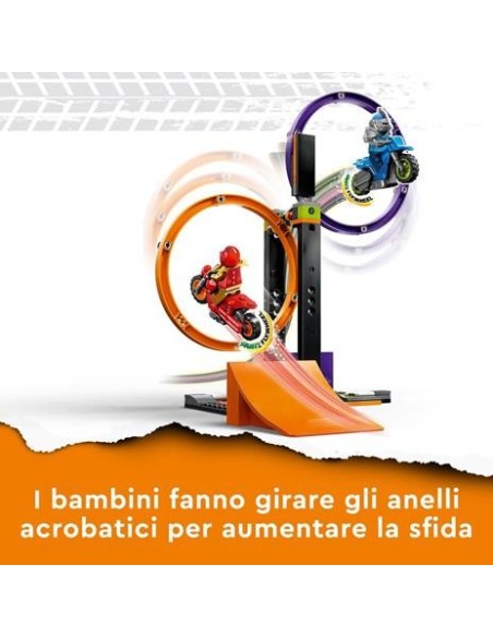 Lego city 60360 sfida acrobatica anelli rotanti LEG6425796 Lego | Futurartshop.com