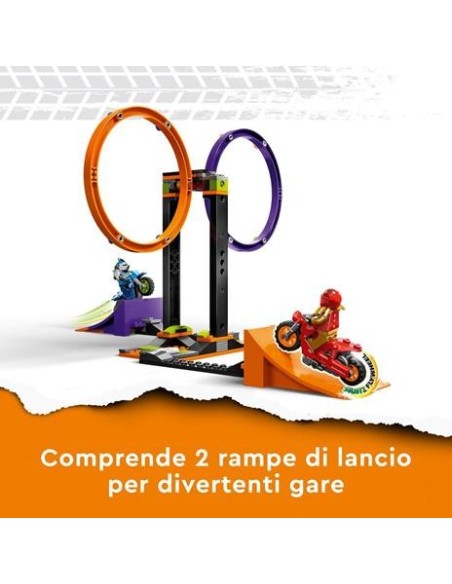Lego city 60360 sfida acrobatica anelli rotanti LEG6425796 Lego | Futurartshop.com