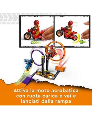 Lego city 60360 sfida acrobatica anelli rotanti LEG6425796 Lego | Futurartshop.com