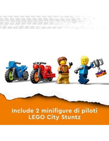 Lego city 60360 sfida acrobatica anelli rotanti LEG6425796 Lego | Futurartshop.com