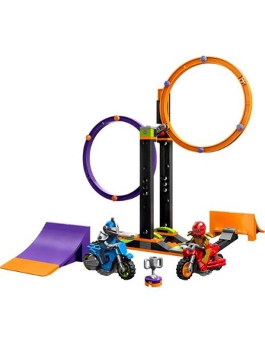 Lego City 60360 stunt challenge rotating rings LEG6425796 Lego | Futurartshop.com