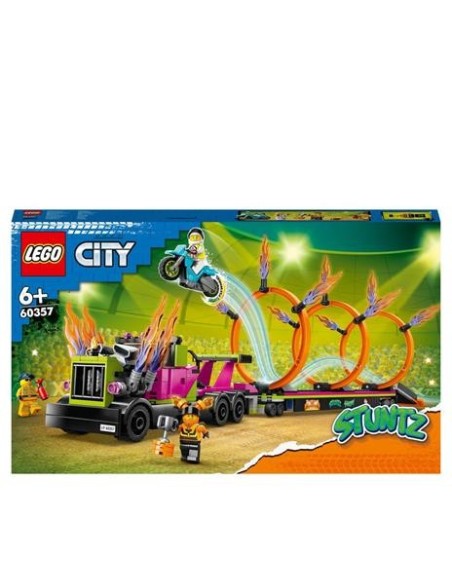 Lego city 60357 Stuntz Truck sfida dell'anello di fuoco LEG6425788 Lego | Futurartshop.com