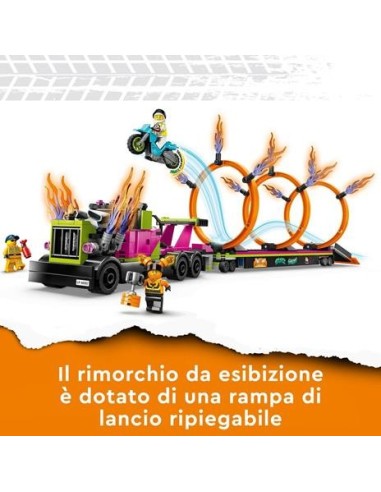 Lego City 60357 Stuntz Truck Ring of Fire Challenge LEG6425788 Lego | Futurartshop.com