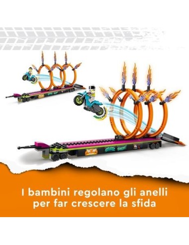 Lego city 60357 Stuntz Truck sfida dell'anello di fuoco LEG6425788 Lego | Futurartshop.com