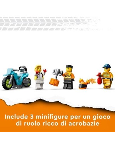 Lego city 60357 Stuntz Truck sfida dell'anello di fuoco LEG6425788 Lego | Futurartshop.com