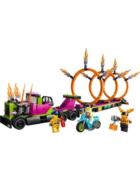 Lego city 60357 Stuntz Truck sfida dell'anello di fuoco LEG6425788 Lego | Futurartshop.com