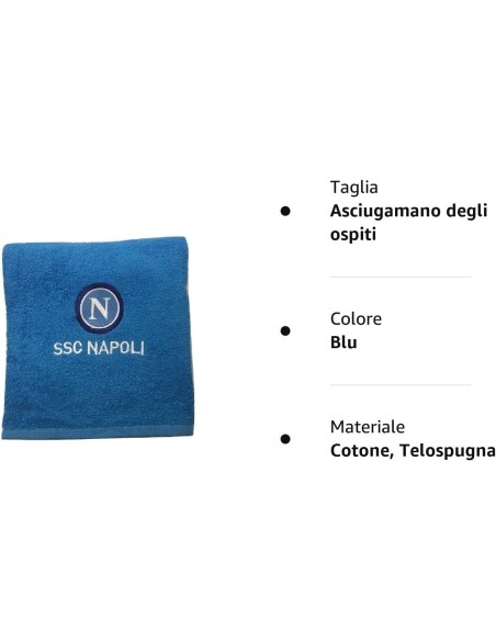Towel plus guest Naples color blue DEG45029240 Futurart | Futurartshop.com