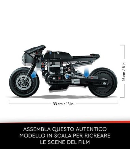 Lego technic 42155 the batman batcycle LEG6425772 Lego | Futurartshop.com