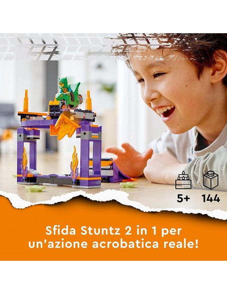 Lego city 60359 sfida acrobatica schiacciata sulla rampa LEG6425794 Lego | Futurartshop.com
