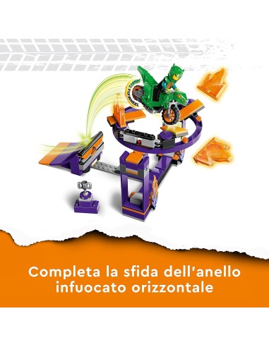 Lego city 60359 sfida acrobatica schiacciata sulla rampa LEG6425794 Lego | Futurartshop.com