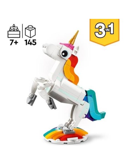 Lego creator 31140 unicorno magico LEG6425620 Lego | Futurartshop.com
