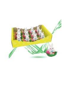 Bunny with nest and Easter eggs DEGFGF95004 Futurart | Futurartshop.com