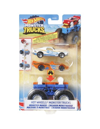 Hot wheels veicolo monster trucks crea mostri blu e arancio HODGWW13/GWW20 Mattel | Futurartshop.com