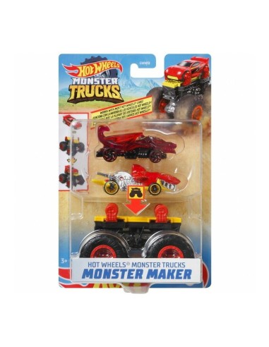 Hot Wheels veicolo Monster trucks crea mostri giallo e nero HODGWW13/GWW18 Mattel | Futurartshop.com