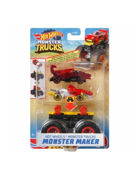Hot Wheels veicolo Monster trucks crea mostri giallo e nero HODGWW13/GWW18 Mattel | Futurartshop.com