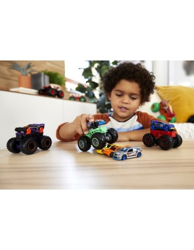 Hot Wheels Monster trucks crea mostri viola e nero HODGWW13/HDV02 Mattel | Futurartshop.com