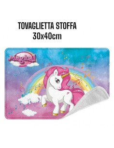 Tovaglietta unicorno in tessuto 4MUNI0834 4M | Futurartshop.com