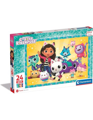 Puzzle maxi 24 pezzi Gabby's Dollhouse CLE28521 Clementoni | Futurartshop.com