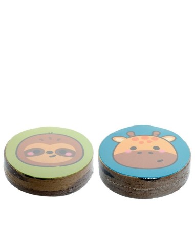 Compressed towel wild and sweet animals 2 patterns PUCCT12 Futurart | Futurartshop.com