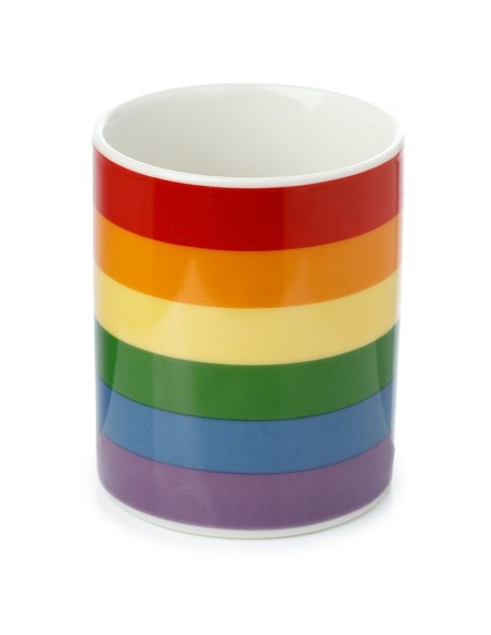 Tazza bandiera arcobaleno in porcellana PUCMUG393 Futurart | Futurartshop.com