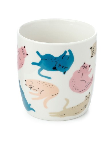 Porcelain Cat Life Mug PUCMUG394 Futurart | Futurartshop.com