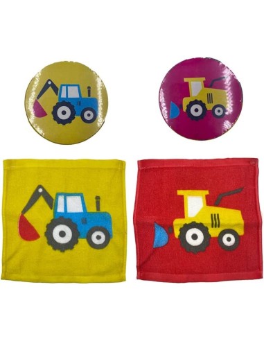 Tractor Compressed Towel PUCCT10 Futurart | Futurartshop.com