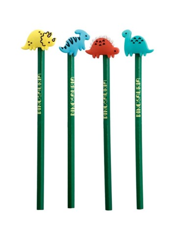 Pencil with PVC Dinosaur Pencil Cover PUCSTA277 Futurart | Futurartshop.com