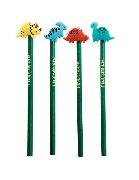 Pencil with PVC Dinosaur Pencil Cover PUCSTA277 Futurart | Futurartshop.com