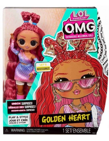 Lol surprise Golden Heart OMG doll Fahion MGA588511EUC MGA | Futurartshop.com