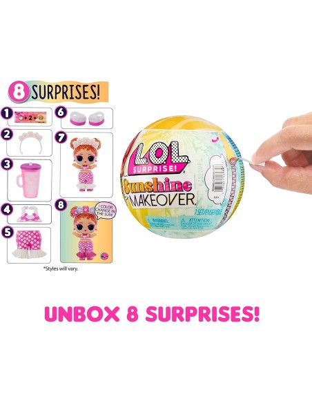 Lol surprise doll sunshine makeover surprise MGA589396EUC MGA | Futurartshop.com