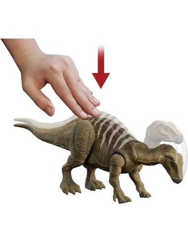 Jurassic World dinosauro iguanodon attacco ruggente OLDHDX17/HDX41 Mattel | Futurartshop.com