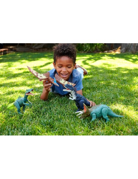 Jurassic World dinosauro Pteranodon attacco ruggente OLDHDX17/HDX42 Mattel | Futurartshop.com