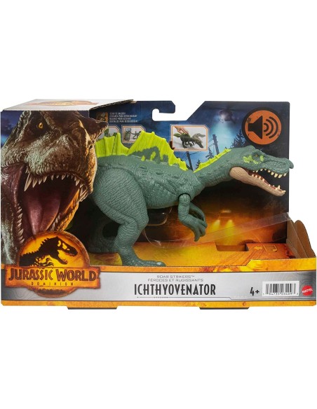 Jurassic World dinosauro Ichthyovenator attacco ruggente OLDHDX17/HDX44 Mattel | Futurartshop.com