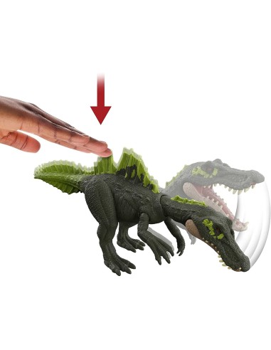 Jurassic World dinosauro Ichthyovenator attacco ruggente OLDHDX17/HDX44 Mattel | Futurartshop.com