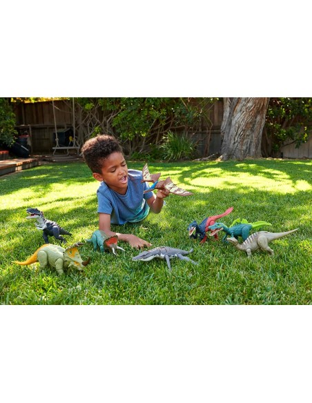 Jurassic World dinosauro Ichthyovenator attacco ruggente OLDHDX17/HDX44 Mattel | Futurartshop.com