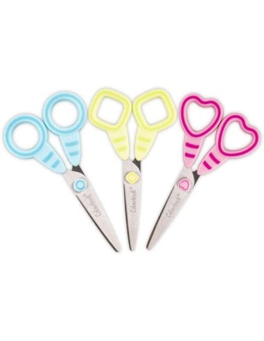Forbici cutie 13 cm con impugnatura sagomata 3 modelli LAGCOL21016 Colourbook | Futurartshop.com