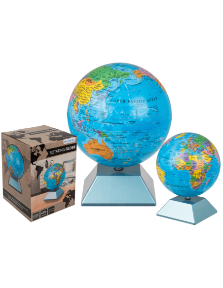 Rotating globe 14 cm 19 cm OTB29/2919 Out of The Blue | Futurartshop.com