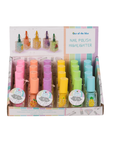 Highlighter Nail Polish 6 Colors OTB29/2808 Out of The Blue | Futurartshop.com