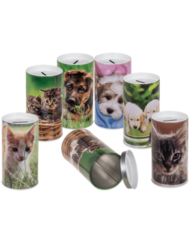Salvadanaio con animali in metallo 6 modelli OTB69/1272 Out of The Blue | Futurartshop.com