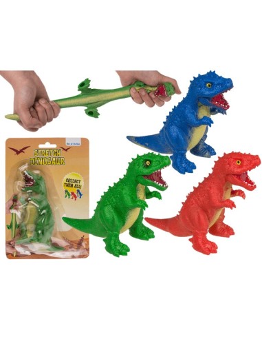 Dinosauro stretch 13 cm 3 colori OTB12/0851 Out of The Blue | Futurartshop.com