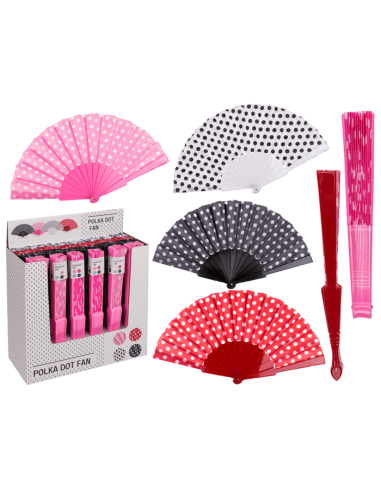 Polka dot fan 4 colors OTB61/1880 Out of The Blue | Futurartshop.com